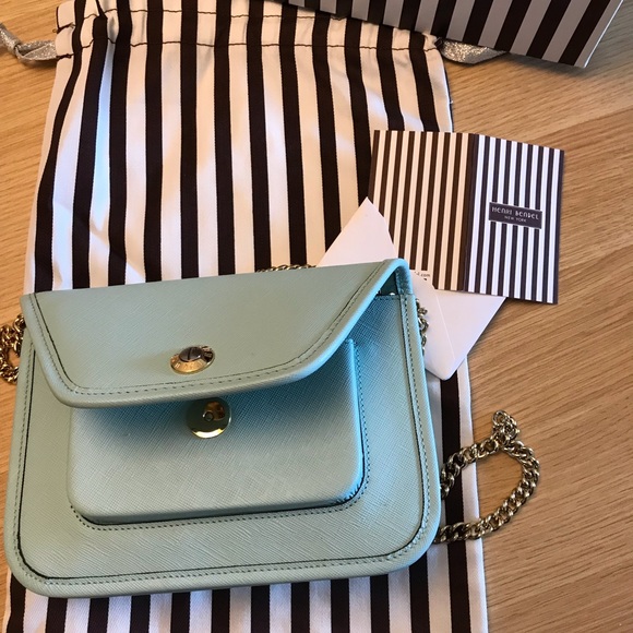 Henri Bendel Mini Crossbody Saffiano - Picture 1 of 12
